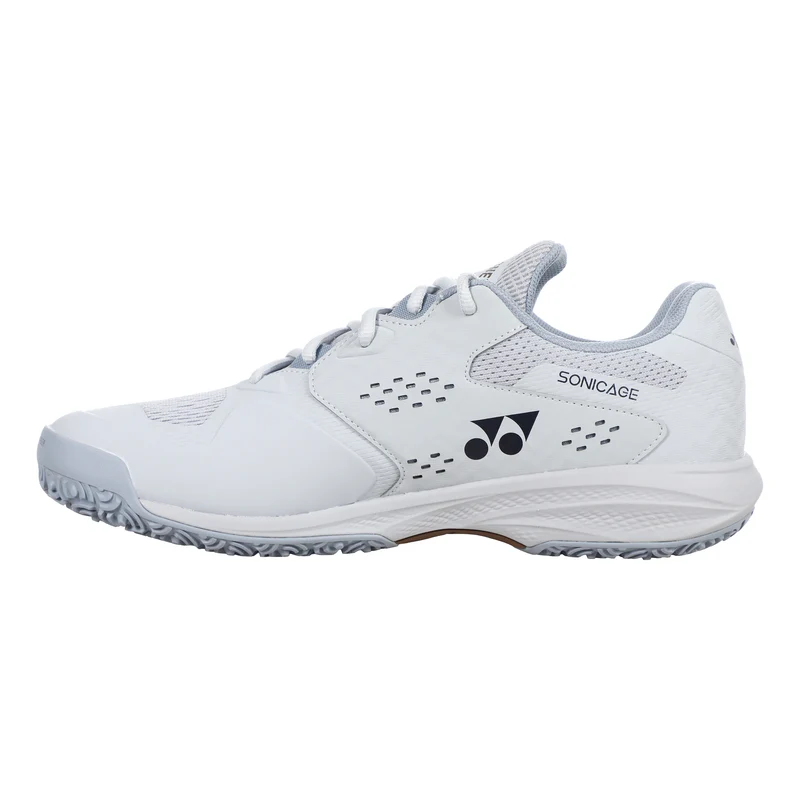 Sonicage Cly Chaussure terre battue Hommes-blanc, turquoise