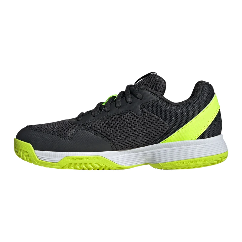 Courtflash Chaussures toutes surfaces Enfants - noir, jaune lemon