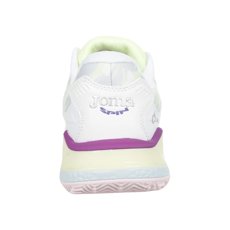 Spin Chaussures padel Femmes - blanc, jaune lemon
