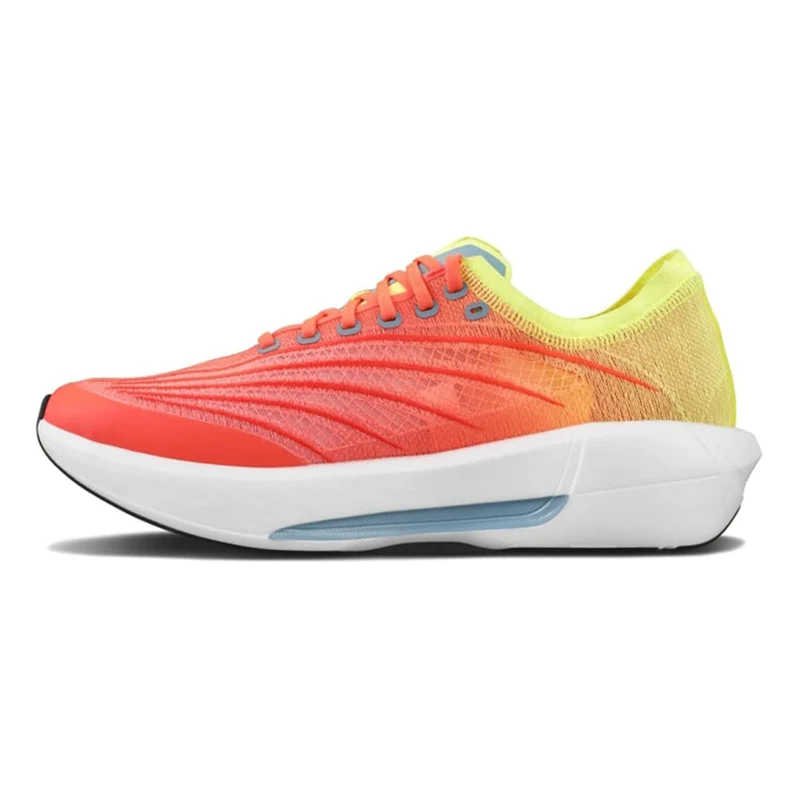 Nordlite Tempo Chaussure de running sans stabilisateurs Hommes - corail, jaune