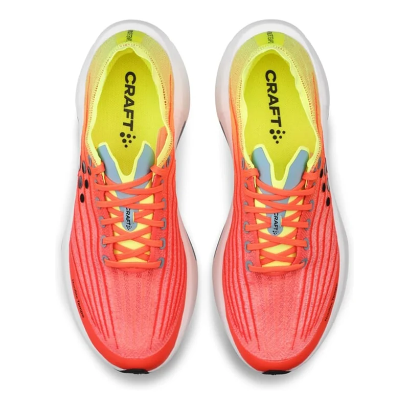 Nordlite Tempo Chaussure de running sans stabilisateurs Hommes - corail, jaune