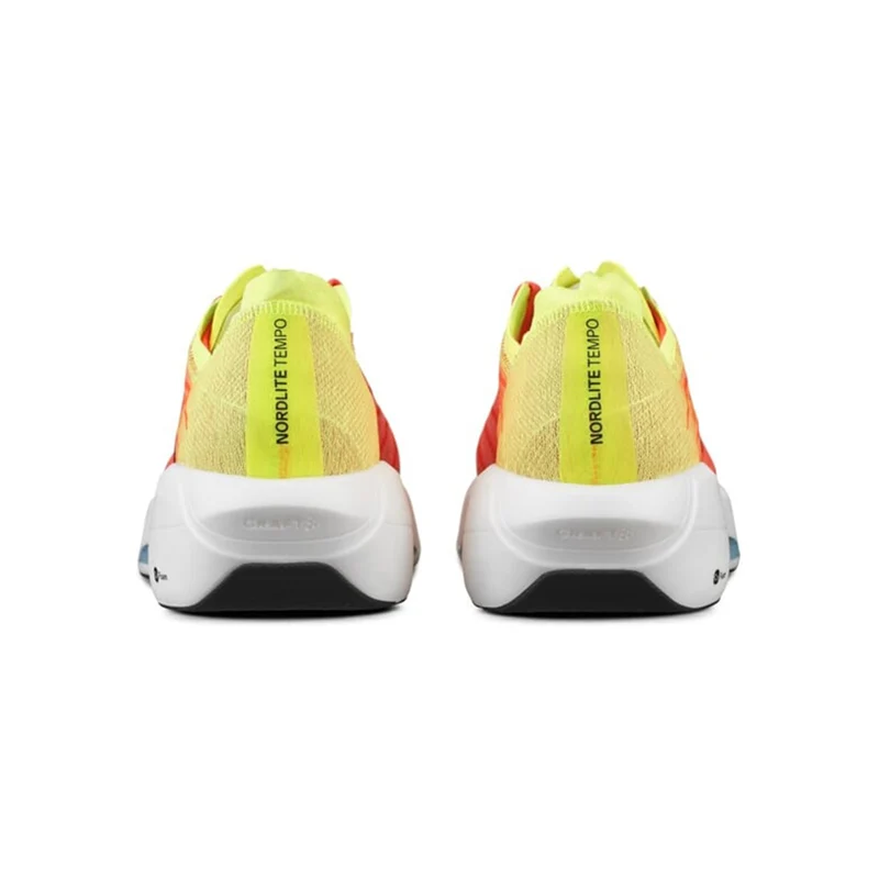 Nordlite Tempo Chaussure de running sans stabilisateurs Hommes - corail, jaune