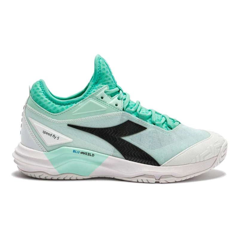 Speed Blushield Fly 5 Chaussures toutes surfaces Femmes-turquoise, noir
