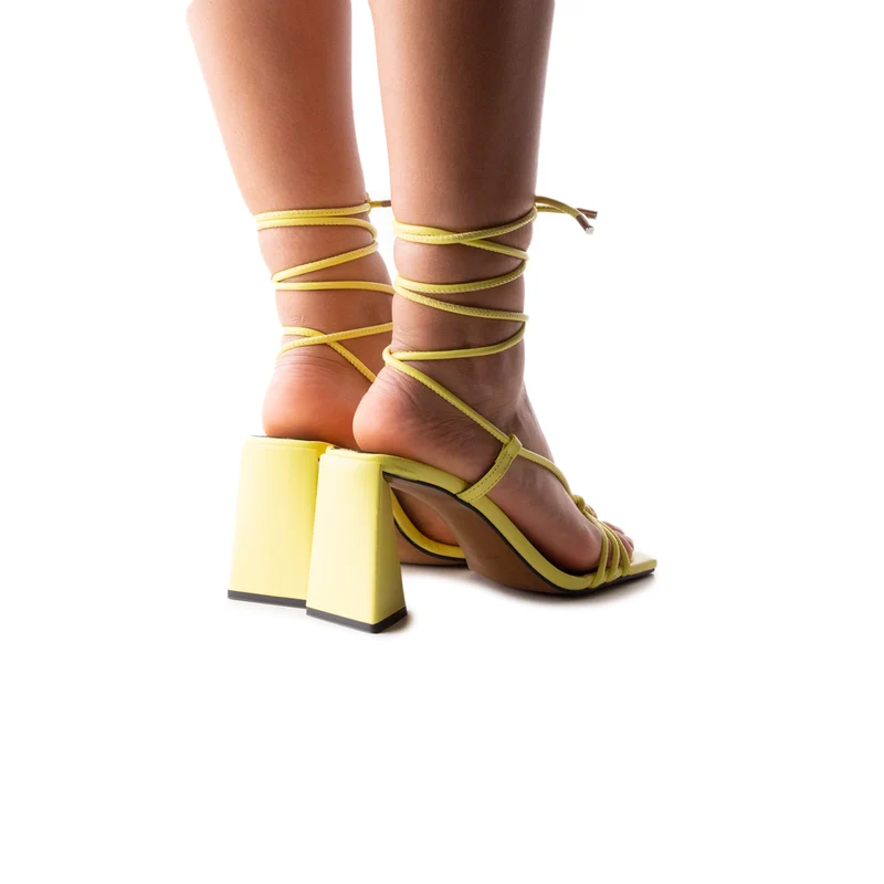 Filomena Yellow Leather