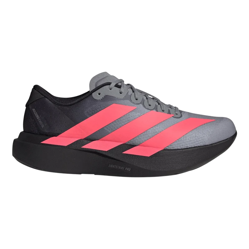 adizero Evo SL Chaussure de compétition Hommes - gris foncé, rouge