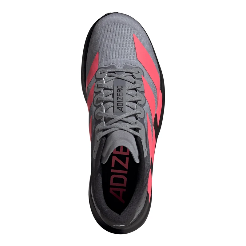 adizero Evo SL Chaussure de compétition Hommes - gris foncé, rouge
