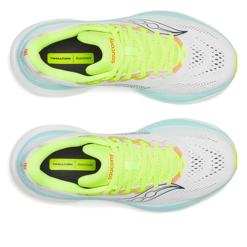 Ride 19 Chaussure de running sans stabilisateurs Femmes-blanc, turquoise