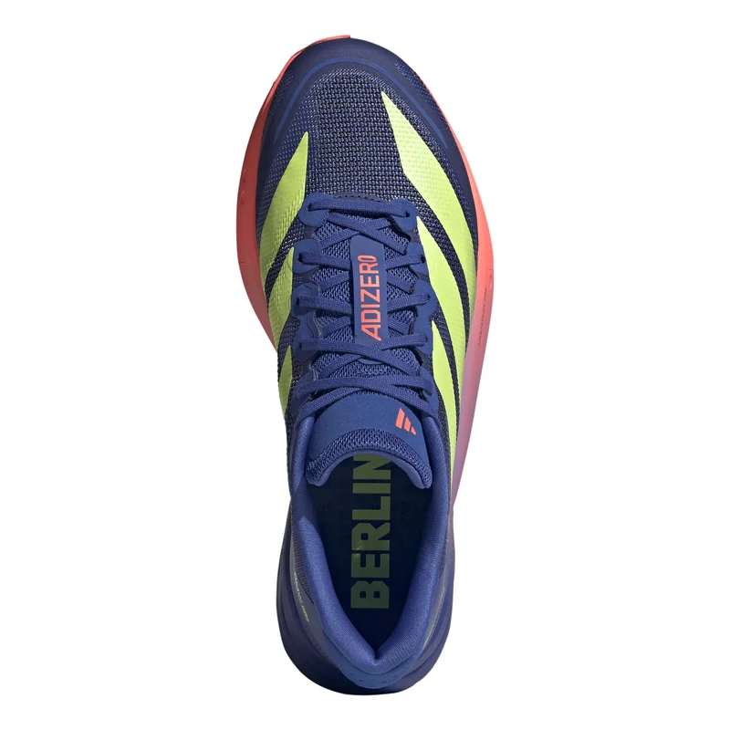 adizero Boston 13 Berlin Chaussure de compétition Hommes - bleu, jaune