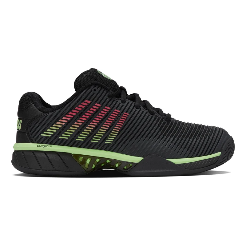 Hypercourt Express 2 Chaussures Toutes Surfaces Hommes-Noir,Vert Fluo