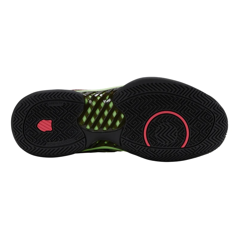 Hypercourt Express 2 Chaussures Toutes Surfaces Hommes-Noir,Vert Fluo