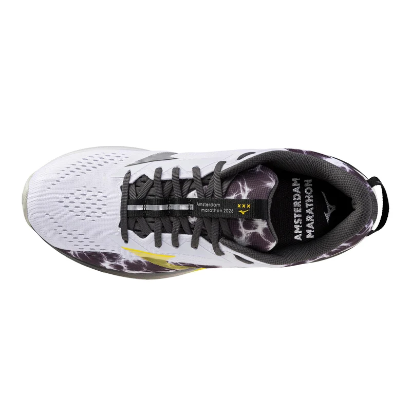 Wave Rider 30 Amsterdam Chaussure de running sans stabilisateurs Unisex - blanc, noir