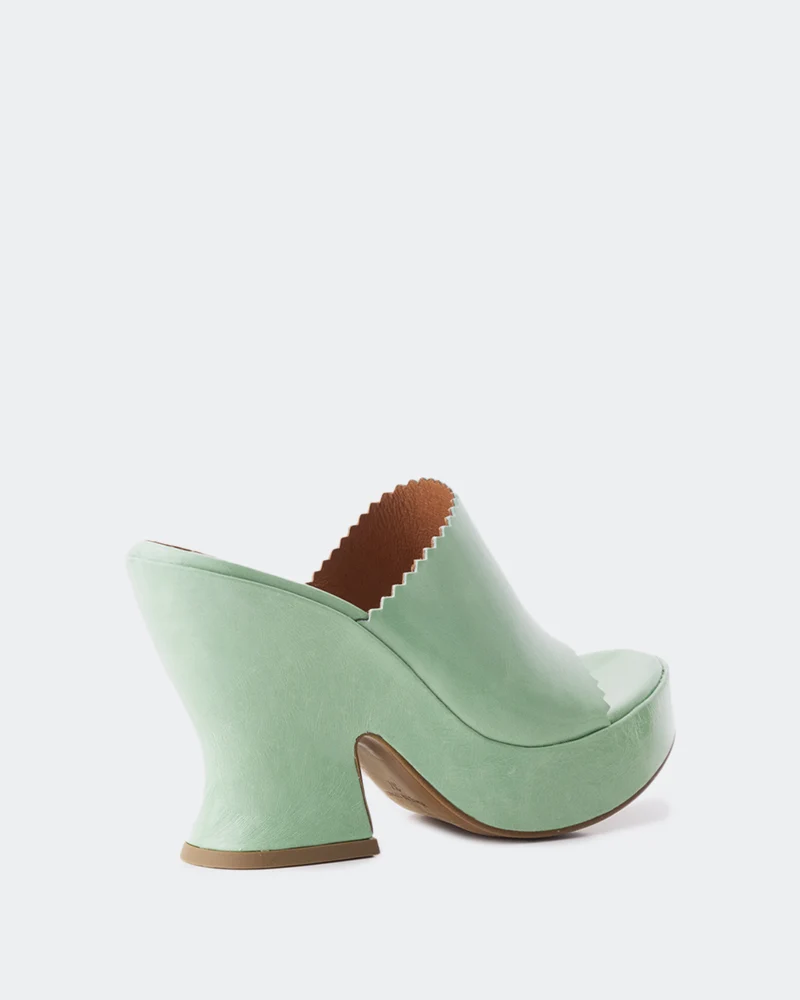 Rua Green Leather