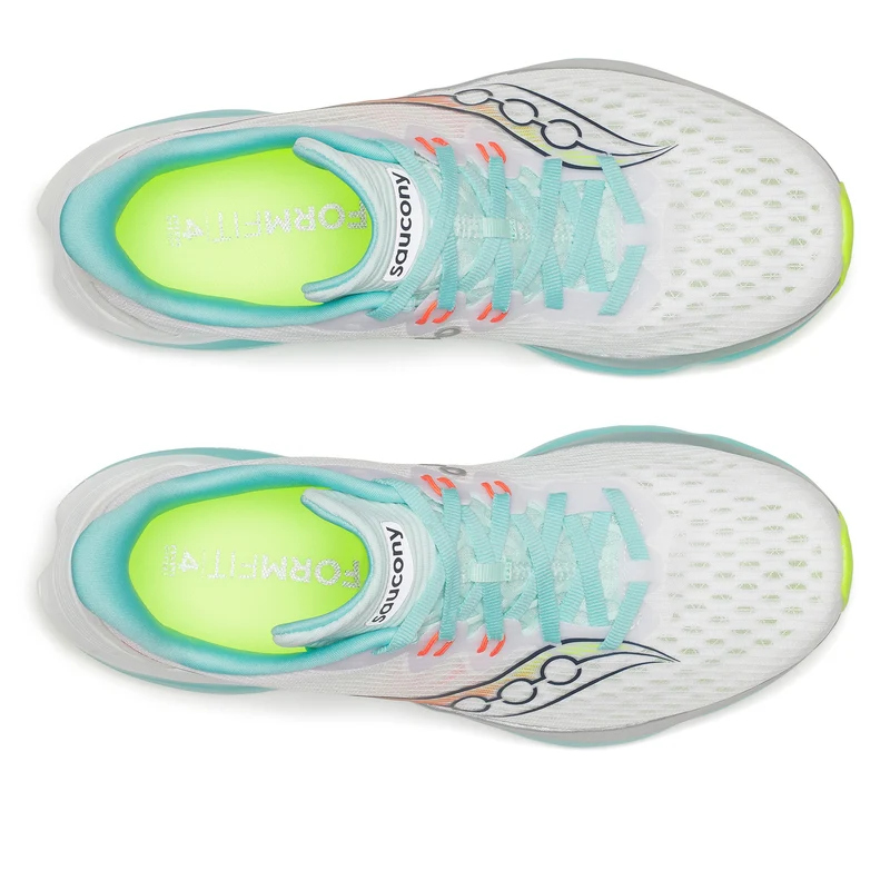 Kinvara 16 Chaussure de running sans stabilisateurs Femmes-blanc, turquoise