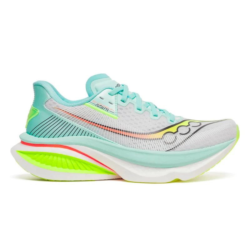 Endorphin Azura Chaussure de running sans stabilisateurs Femmes-blanc, turquoise