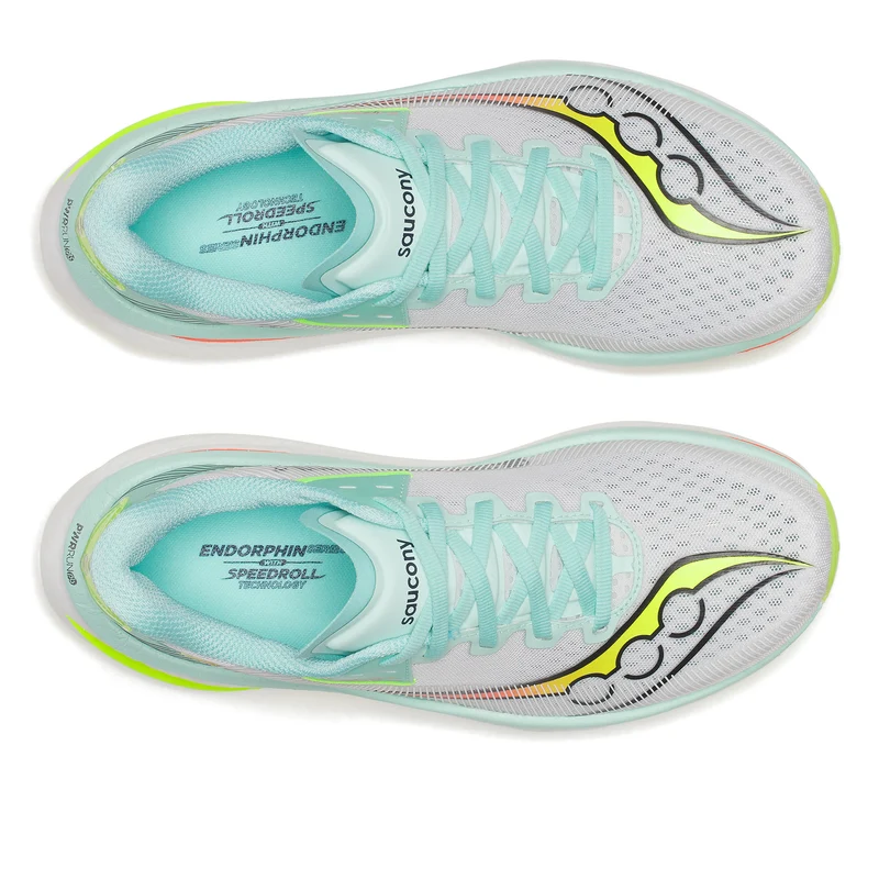 Endorphin Azura Chaussure de running sans stabilisateurs Femmes-blanc, turquoise