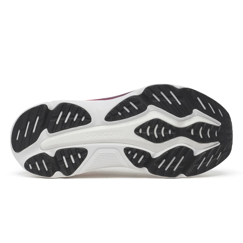 Hurricane 25 Chaussure de running avec stabilisateurs Hommes-noir, rouge vin