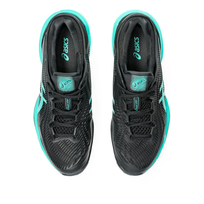 Court FF 3 Chaussures toutes surfaces Hommes - noir, turquoise