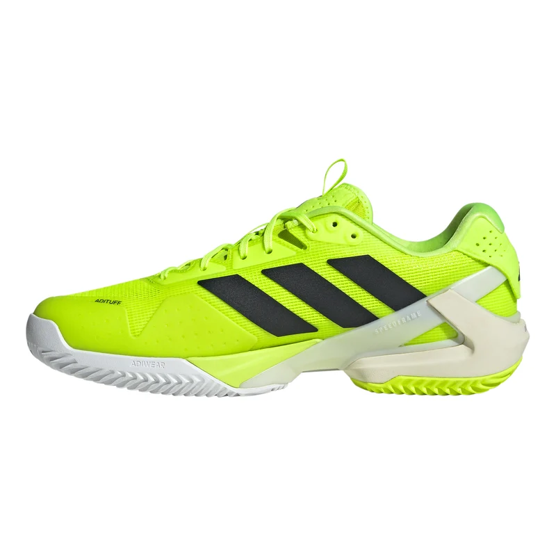 adizero Ubersonic 5 Chaussure terre battue Hommes - jaune lemon, noir