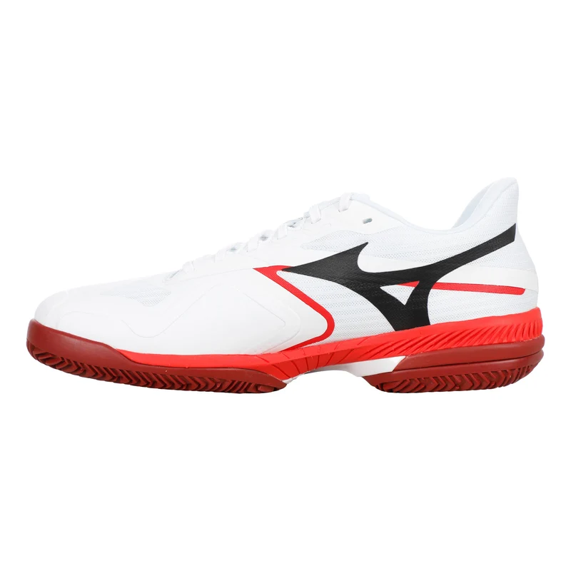 Wave Exceed Court Chaussure terre battue Hommes - blanc, rouge
