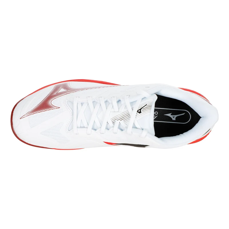Wave Exceed Court Chaussure terre battue Hommes - blanc, rouge