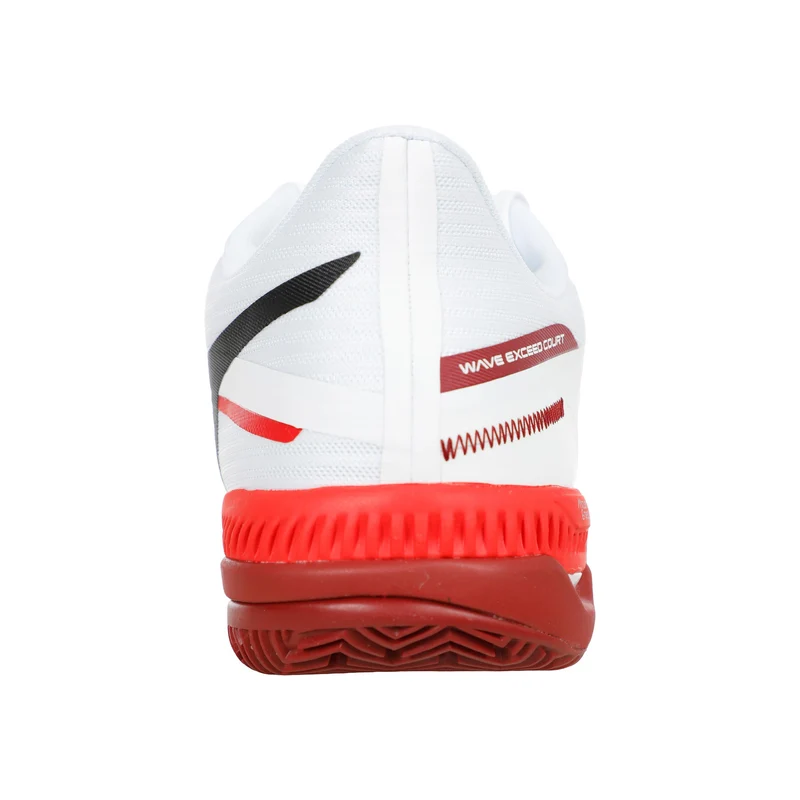 Wave Exceed Court Chaussure terre battue Hommes - blanc, rouge