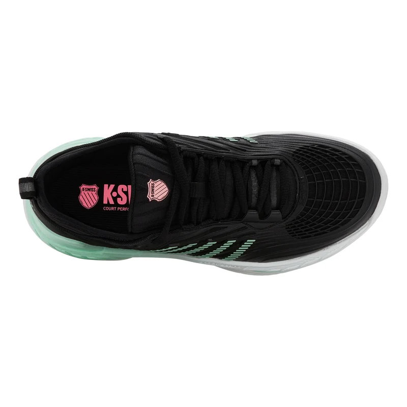 Hypercourt Supreme 2 Chaussure terre battue Femmes - noir, menthe