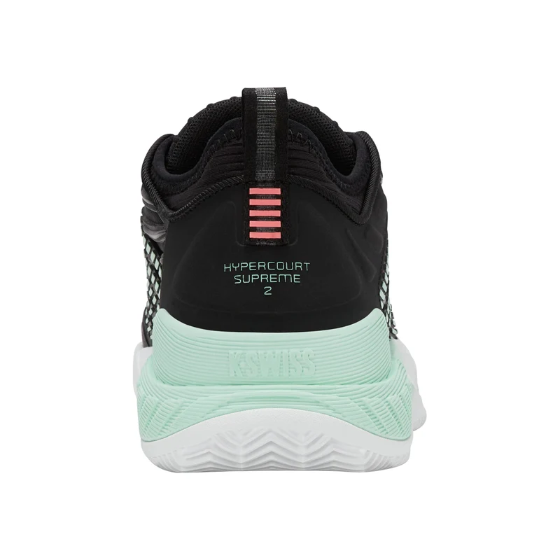Hypercourt Supreme 2 Chaussure terre battue Femmes - noir, menthe
