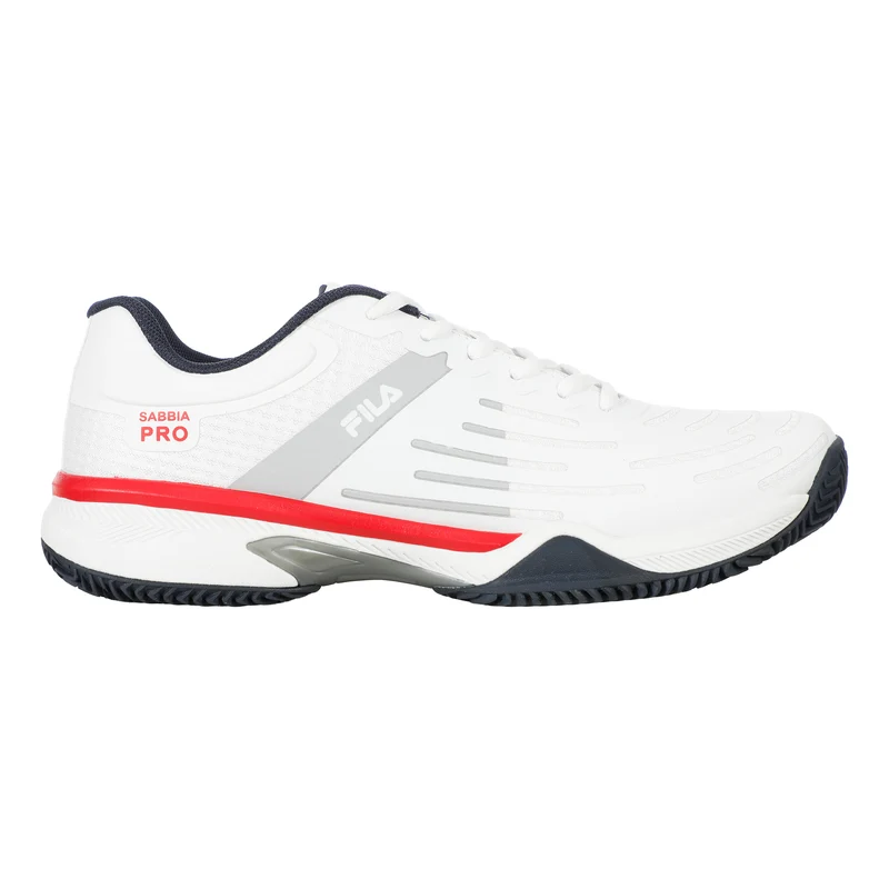 Sabbia Pro Chaussure Terre Battue Hommes-Blanc,Rouge