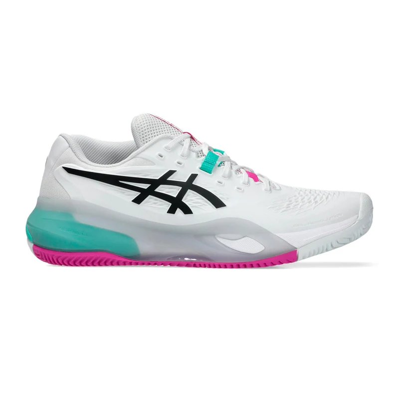 Gel-Resolution X Chaussure terre battue Hommes - blanc, rose