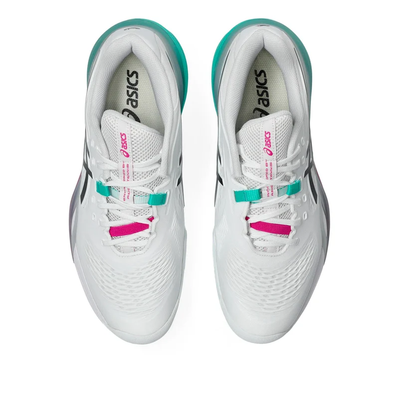 Gel-Resolution X Chaussure terre battue Hommes - blanc, rose