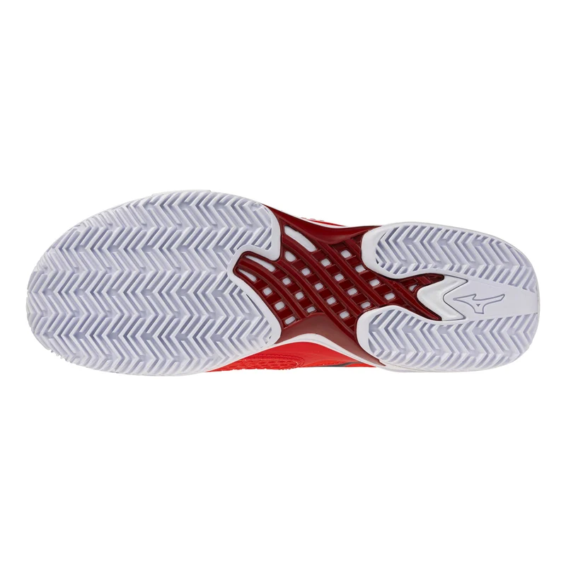 Wave Exceed Tour 7 Chaussure terre battue Hommes - rouge, blanc
