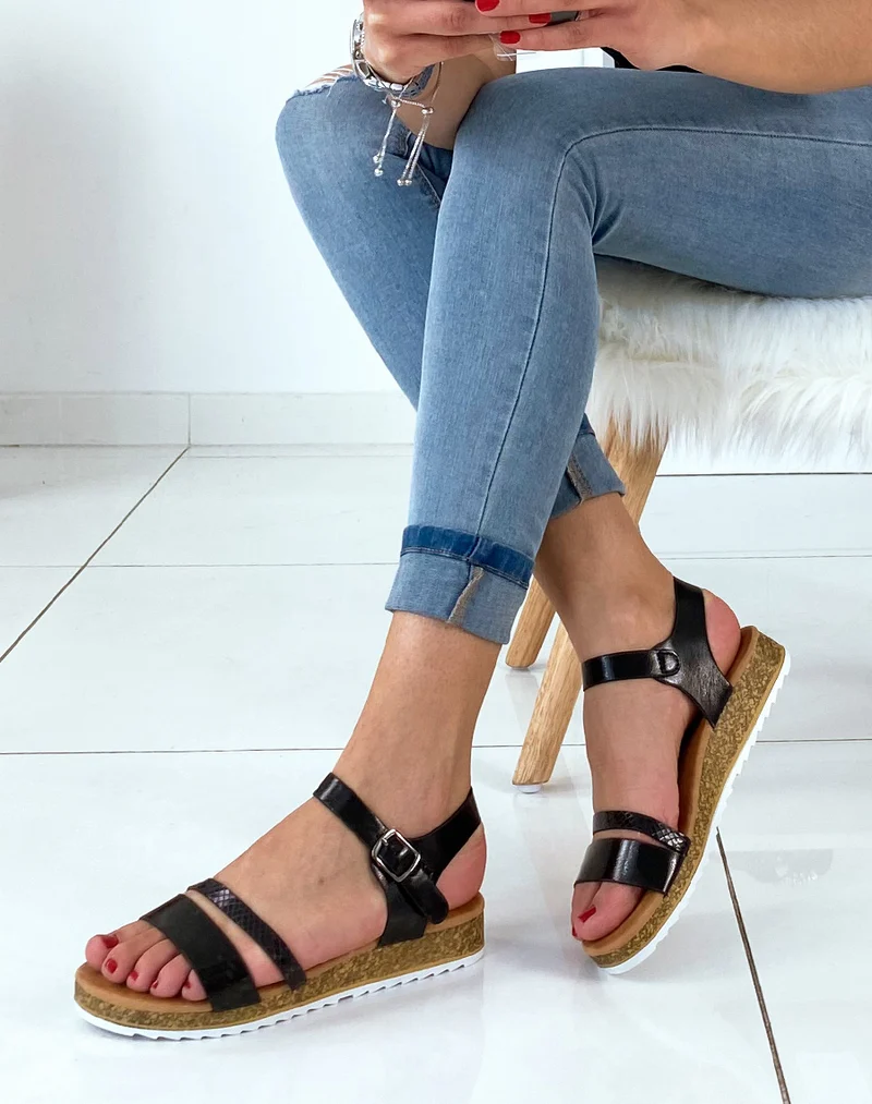 Sandales noires