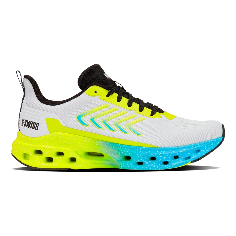 Melrose Tubes Lite Baskets Hommes-blanc, jaunes fluo