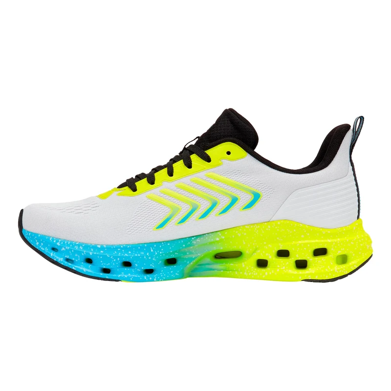 Melrose Tubes Lite Baskets Hommes-blanc, jaunes fluo