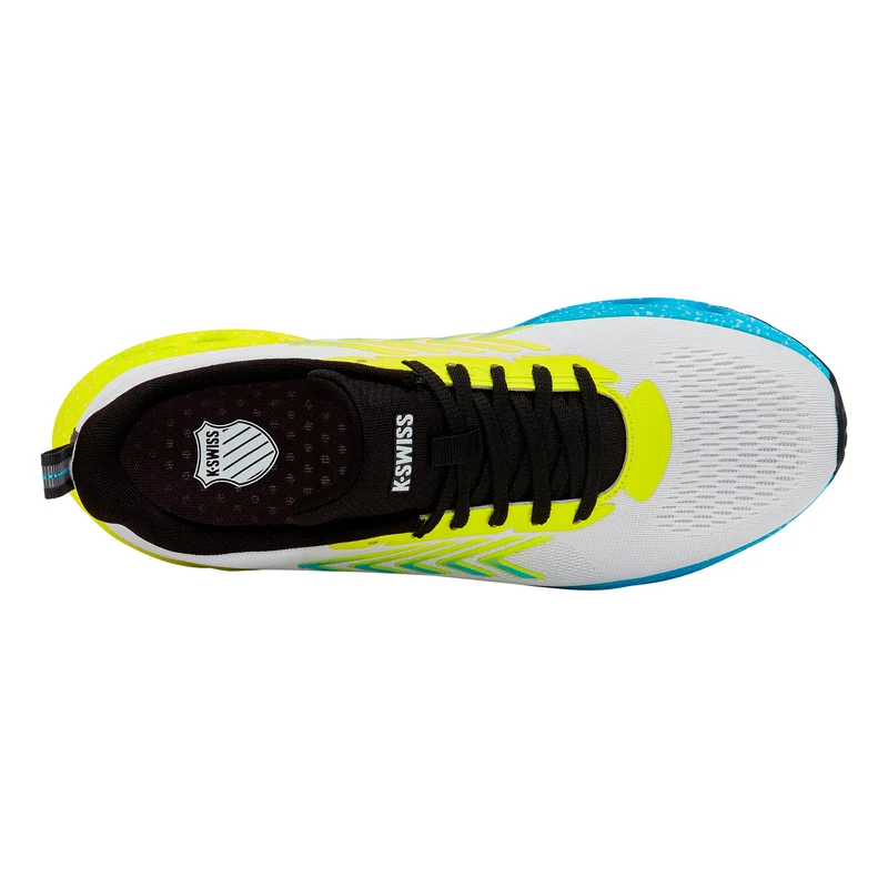 Melrose Tubes Lite Baskets Hommes-blanc, jaunes fluo