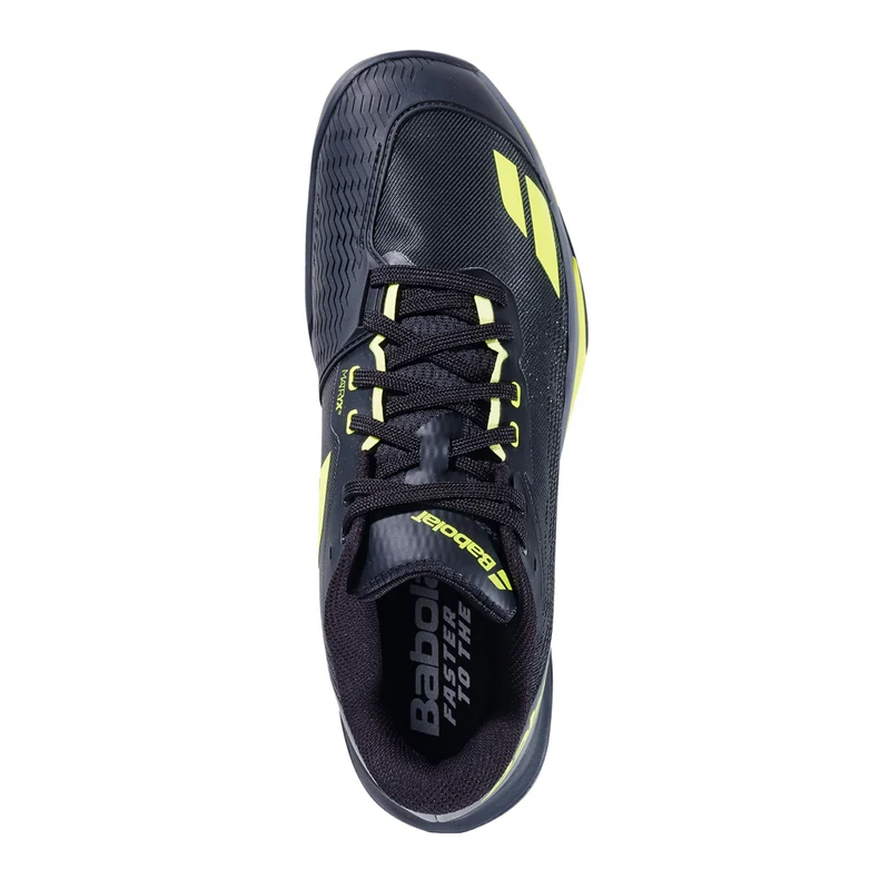Jet Mach 4 Chaussure terre battue Hommes - noir, jaunes fluo