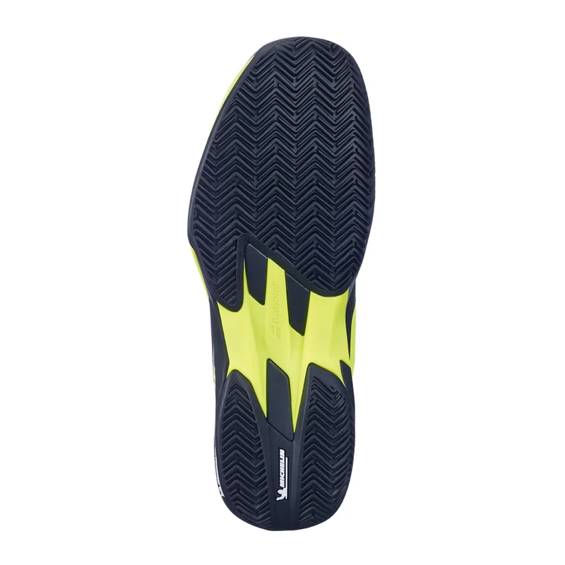 Jet Mach 4 Chaussure terre battue Hommes - noir, jaunes fluo