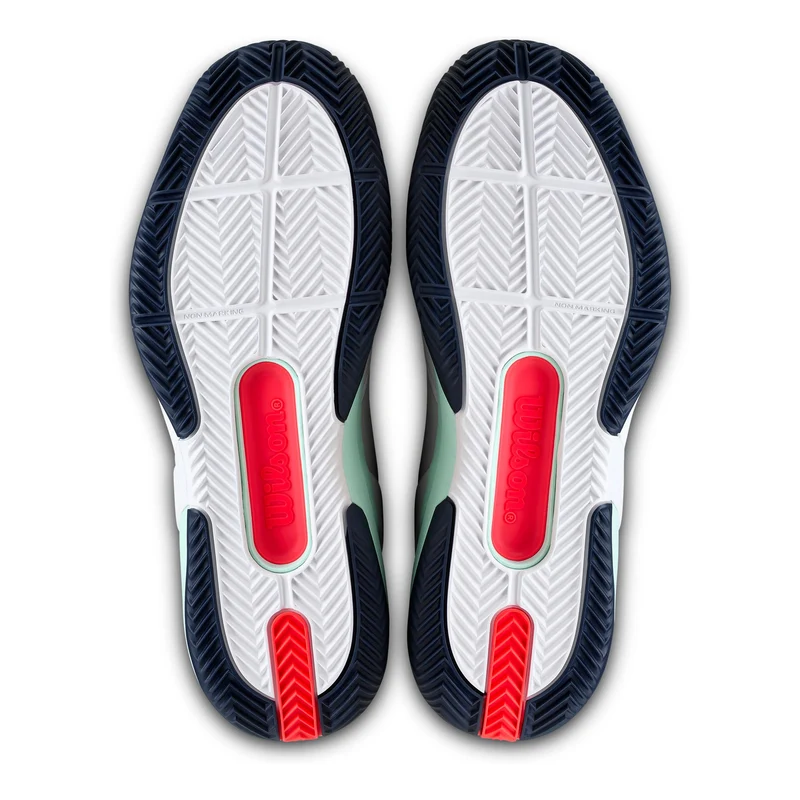 Rush Pro 5 Chaussure terre battue Hommes-blanc, turquoise