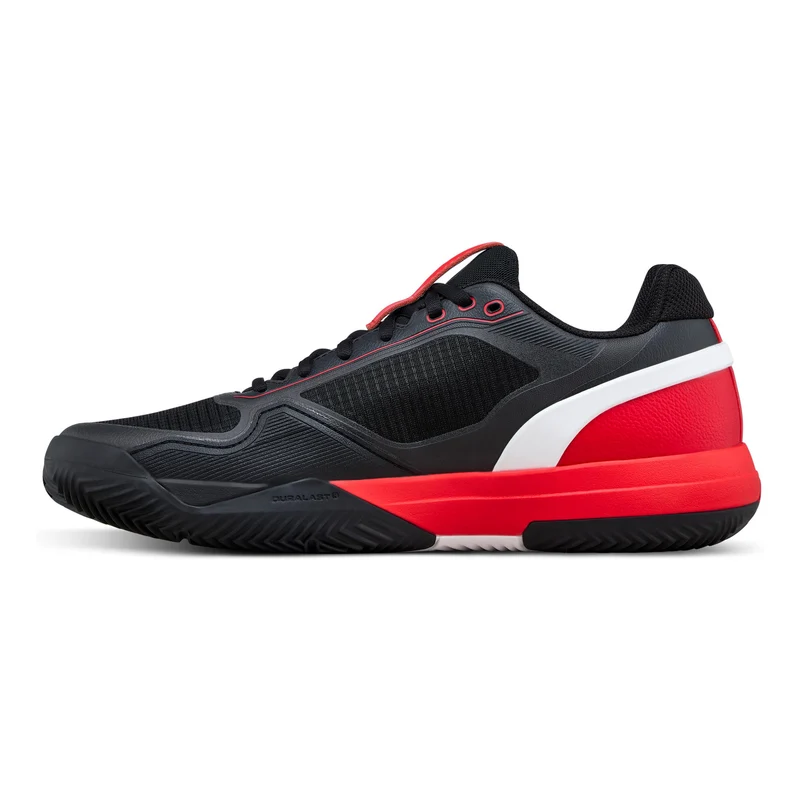 Rush Pro 5 Chaussure terre battue Hommes-noir, rouge fluo