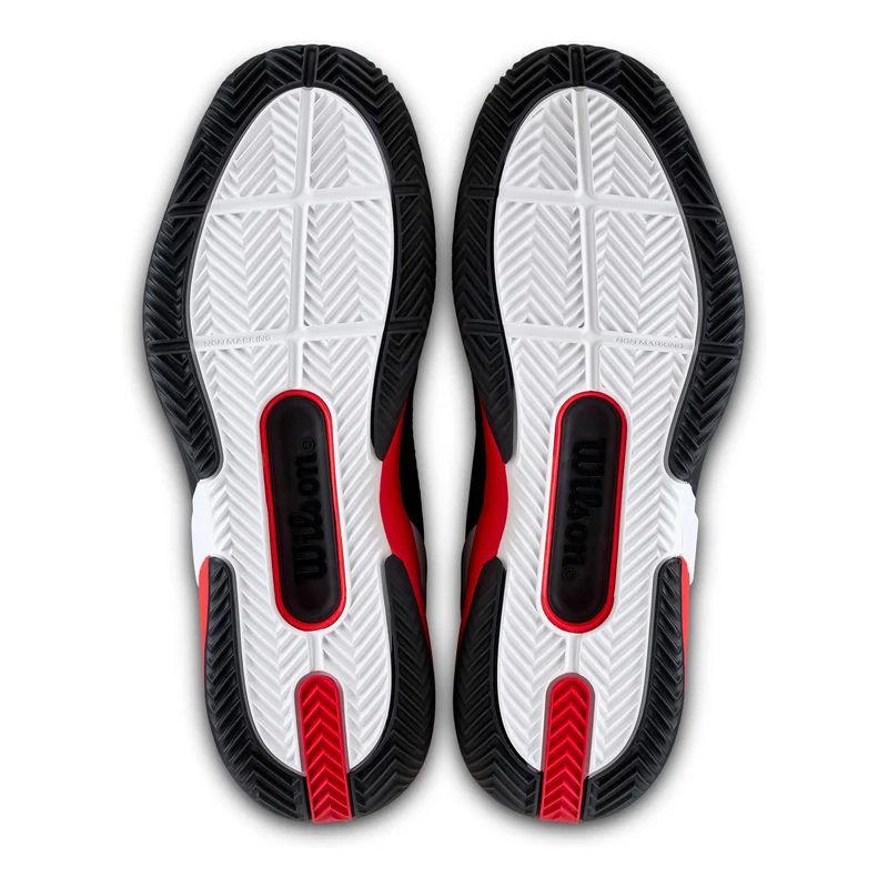 Rush Pro 5 Chaussure terre battue Hommes-noir, rouge fluo