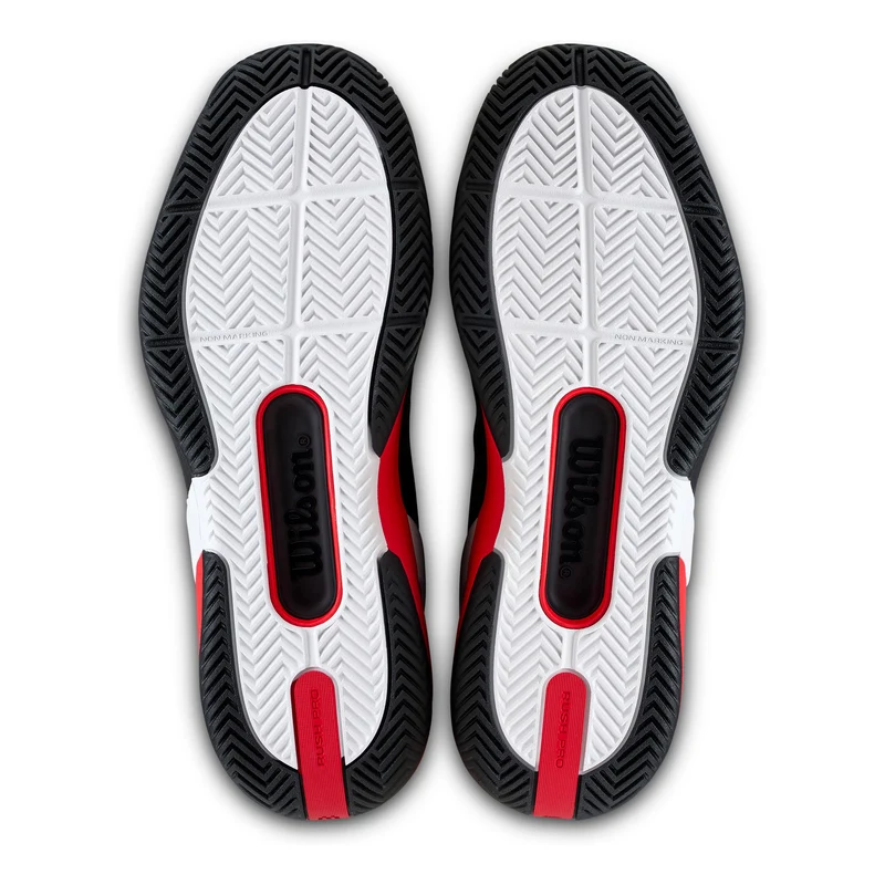 Rush Pro 5 Chaussures toutes surfaces Hommes-noir, rouge fluo