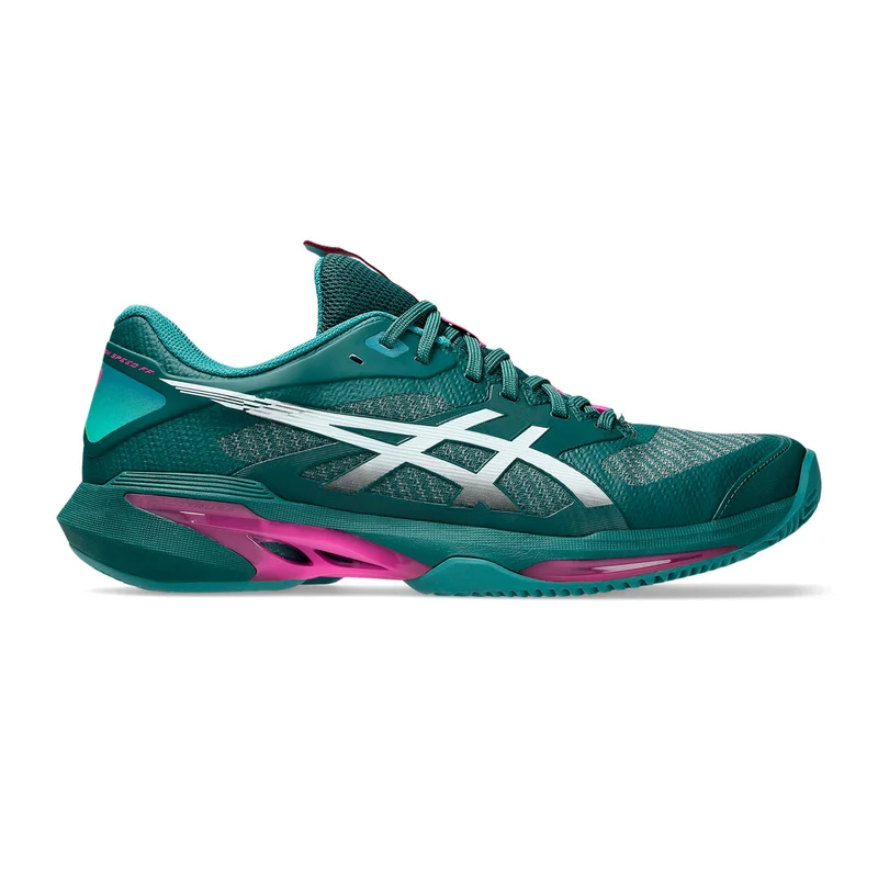 Solution Speed FF 4 Chaussure terre battue Hommes - bleu petrol, rose