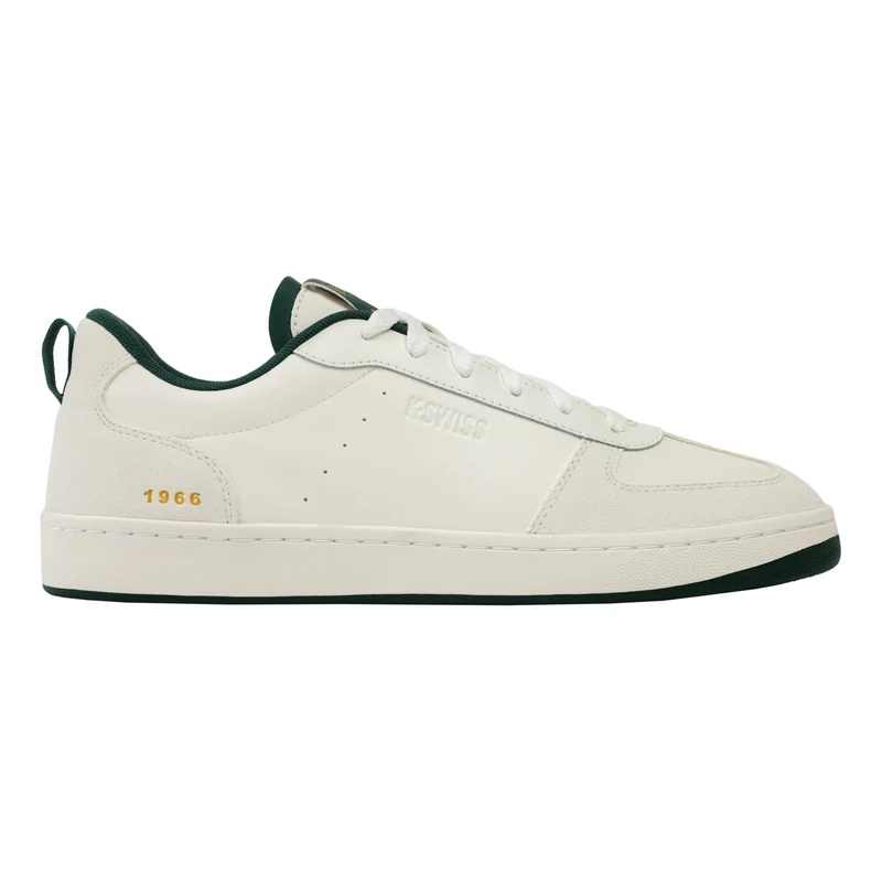 Court Varsity Baskets Hommes - blanc, vert foncé