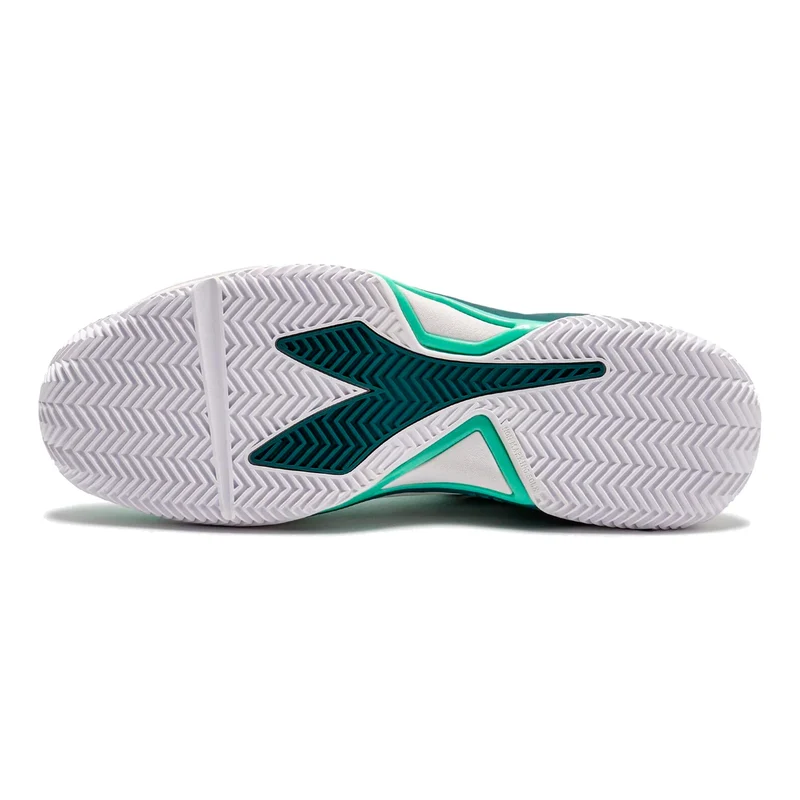 B.Icon 3 Chaussure terre battue Hommes-turquoise, blanc