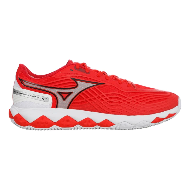 Wave Enforce Tour 2 Chaussure terre battue Hommes - rouge, blanc