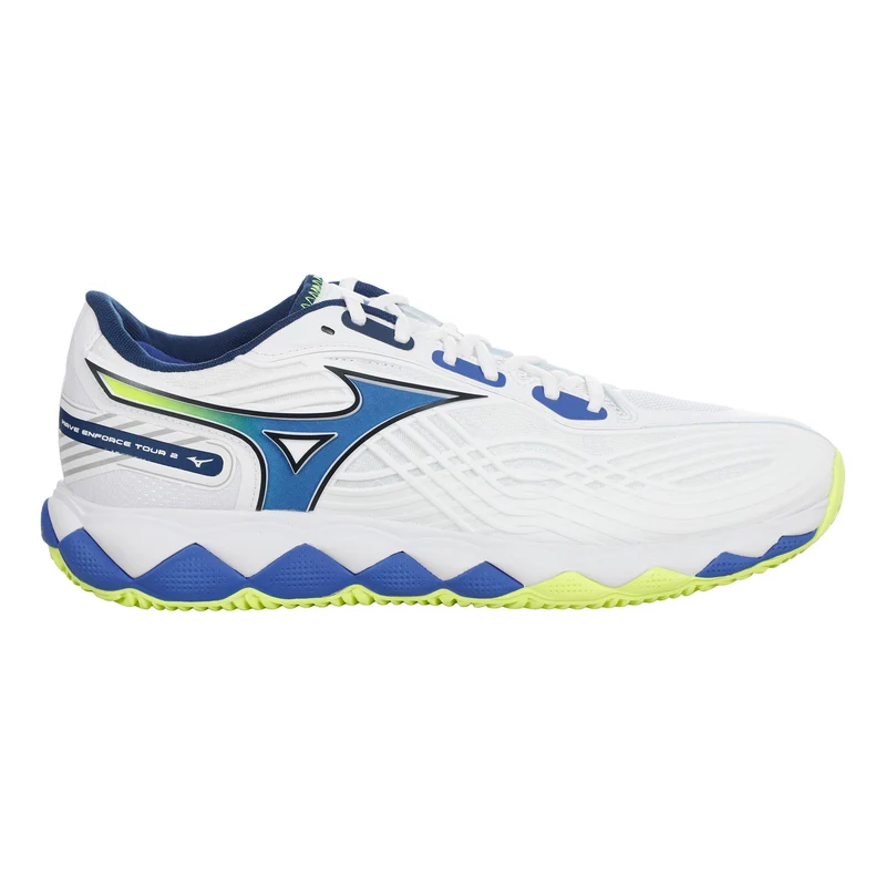 Wave Enforce Tour 2 Chaussure terre battue Hommes - blanc, bleu