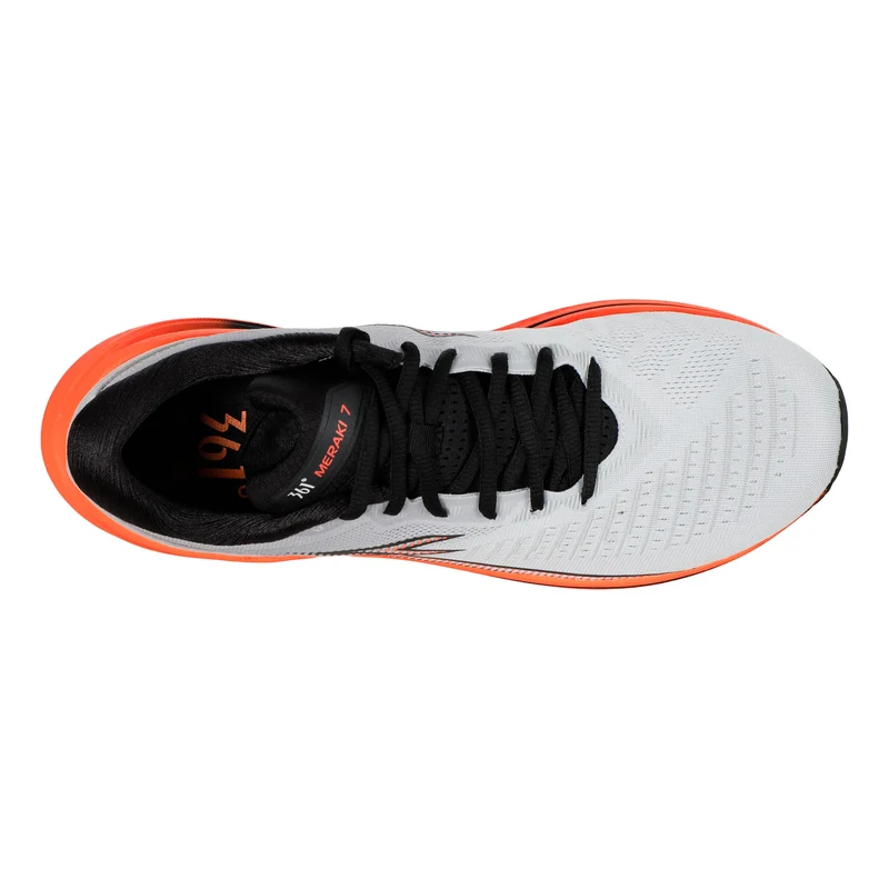 Meraki 7 Chaussure de running sans stabilisateurs Hommes-gris, orange