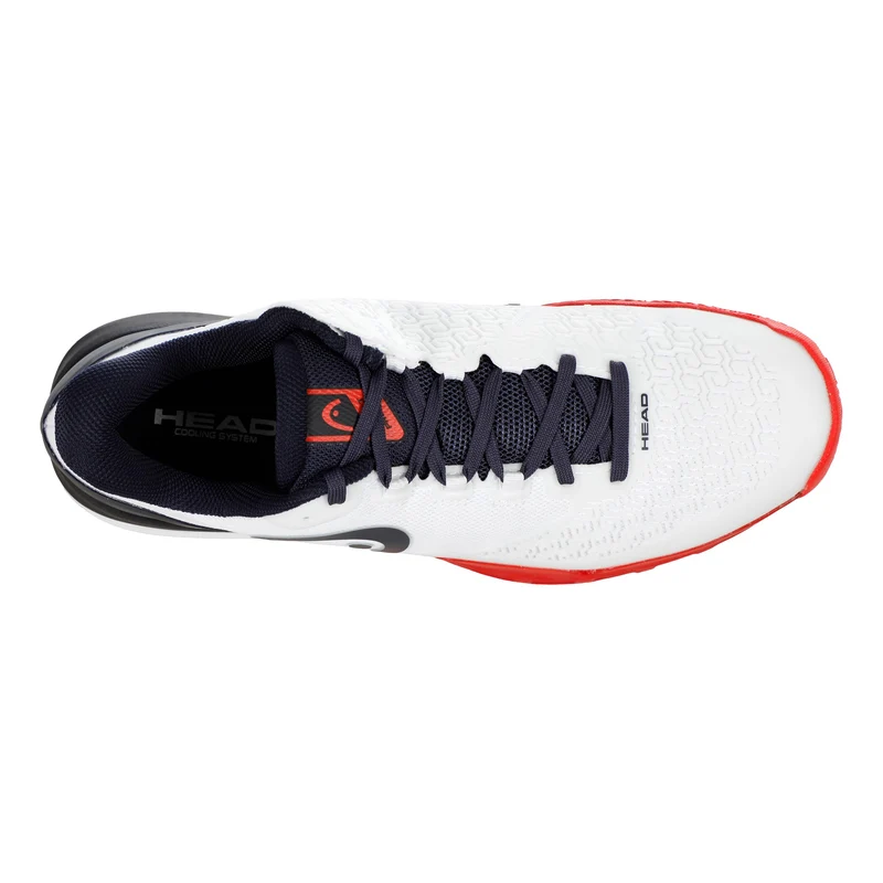 Revolt Pro 5.0 Chaussure terre battue Hommes-blanc, bleu foncé