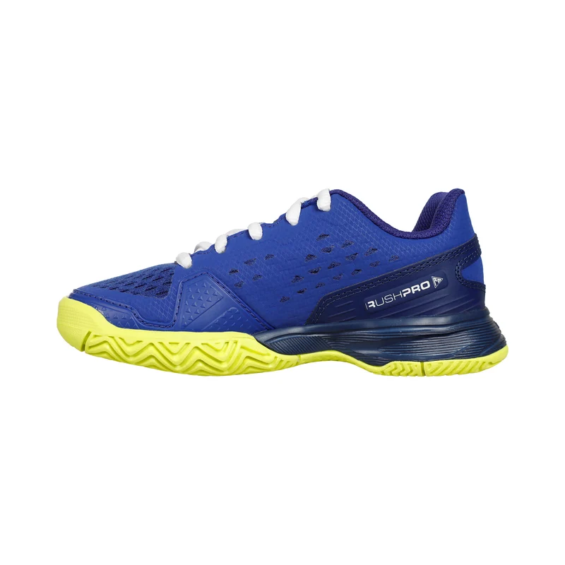 RUSH PRO AC Chaussures Toutes Surfaces Enfants-Bleu,Jaunes Fluo