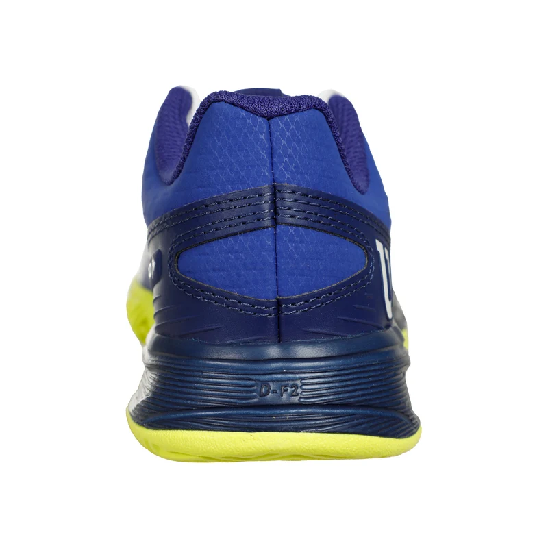 RUSH PRO AC Chaussures Toutes Surfaces Enfants-Bleu,Jaunes Fluo